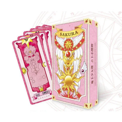 Cardcaptor Sakura Clow Card Set - Anime Cosplay Props, Kawaii Magic Wand & Collector Gift