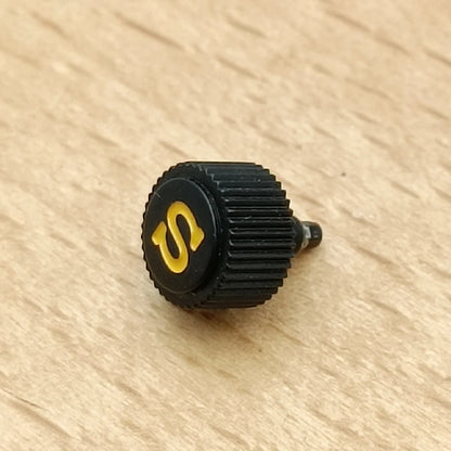 Silver, Gold & Black Watch Crown — Replacement for NH34/NH35/NH36 Movements SKX007