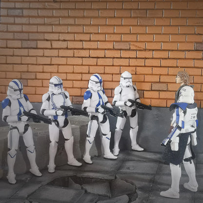 Star Wars 3.75" Clone Trooper Action Figure — 1/18 501st & 187th Legion REX ARF P1/P2 Toy Model
