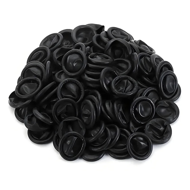 100PCS Disposable Finger Cots – Powder-Free Anti-Slip Latex Finger Protectors for Beauty, Tattoo & Hairdressing Use