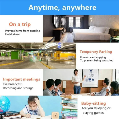 1080P HD Mini WiFi Camera – Wireless Night Vision, Remote Home Surveillance for Kids, Pets & Safety Monitoring
