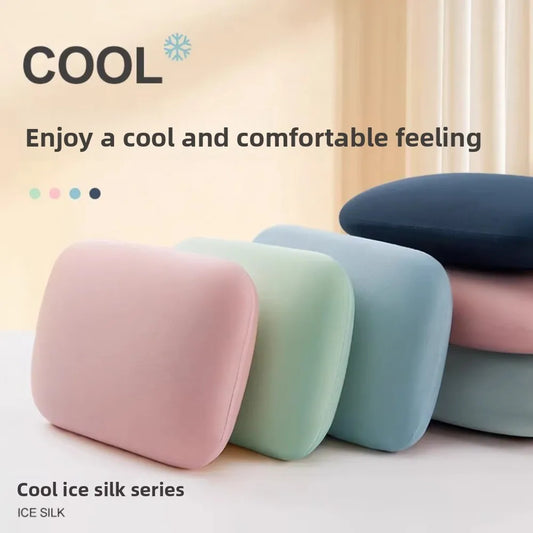 Portable Macaron Color Sponge Neck Pillow – Soft Multifunction Cervical Support Travel & Office Sleeping Cushion for Comfort and Relaxation