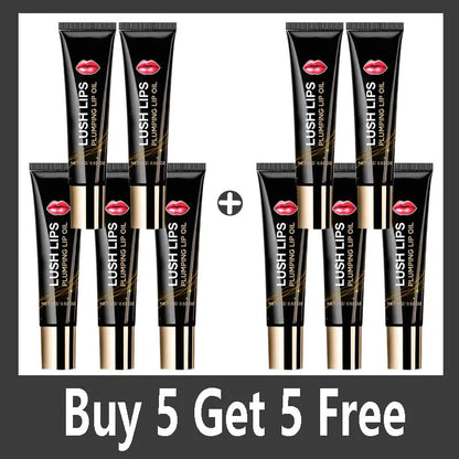 Long-Lasting Volumizing Lip Serum – Plumping Gloss Oil for Fuller Lips, Fine Line Smoothing & Deep Moisturizing Lip Care