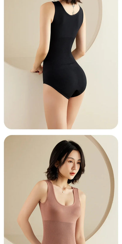 1/2PCS Women’s Bodysuit Shapewear — Slimming Corset Body Shaper Underwear with Tummy Control Briefs, Fits 35-110kg