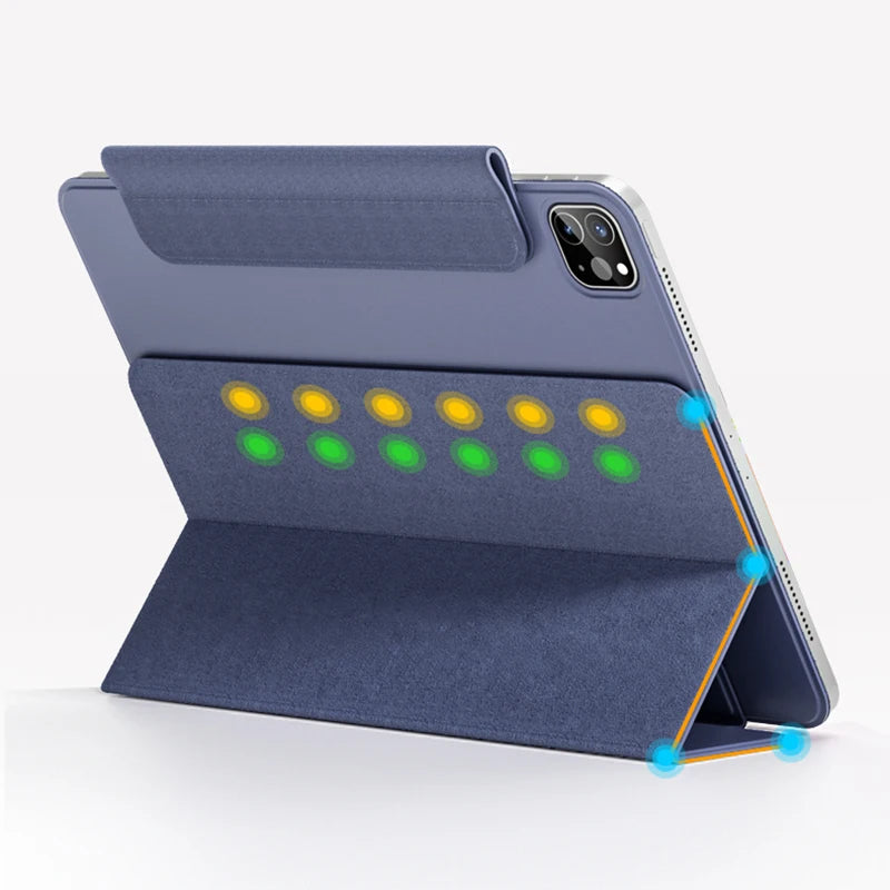 Smart Magnetic Cover for iPad Pro 11/12.9/13 – Tablet Case for iPad Air 5 & M4/M2 2024