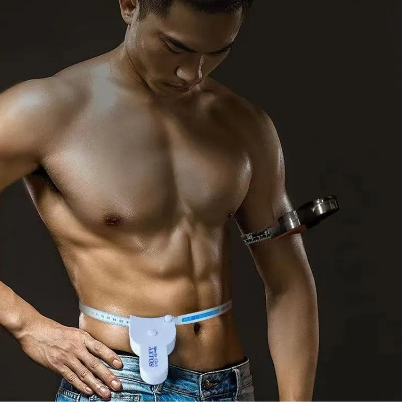 Fitness Ruler Automatic Telescopic Tape Measure – Portable Multifunctional Caliper for Body Measurements, Arm, Leg, and Baby – For Men and Women