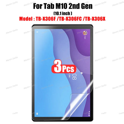 3Pcs Paper-Like Screen Protector for Lenovo TAB M10, M9, M8, M11, P12 Pro, P11 – Non-Glass Protector for 1st, 2nd & 3rd Gen