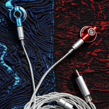 Guangda HIFI Flathead Studio Earbuds — Wired Hi-Res Earphones for Gaming & Music (3.5mm / 4.4mm / USB-C)