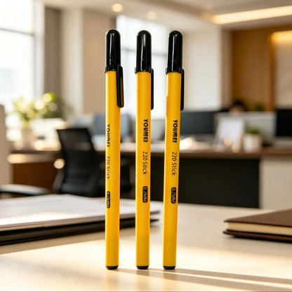 12-Piece 0.7mm Ballpoint Pen Set - Smooth-Writing Oil-Based Ink Pens