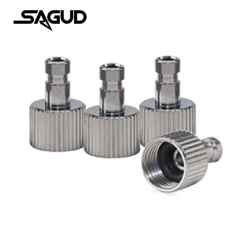 SAGUD Airbrush Quick Disconnect Kit – 1/8" Quick Release Fitting Adapter with 4 Extra Connectors for Hose & Airbrush Parts