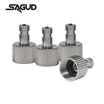 SAGUD Airbrush Quick Disconnect Kit – 1/8" Quick Release Fitting Adapter with 4 Extra Connectors for Hose & Airbrush Parts