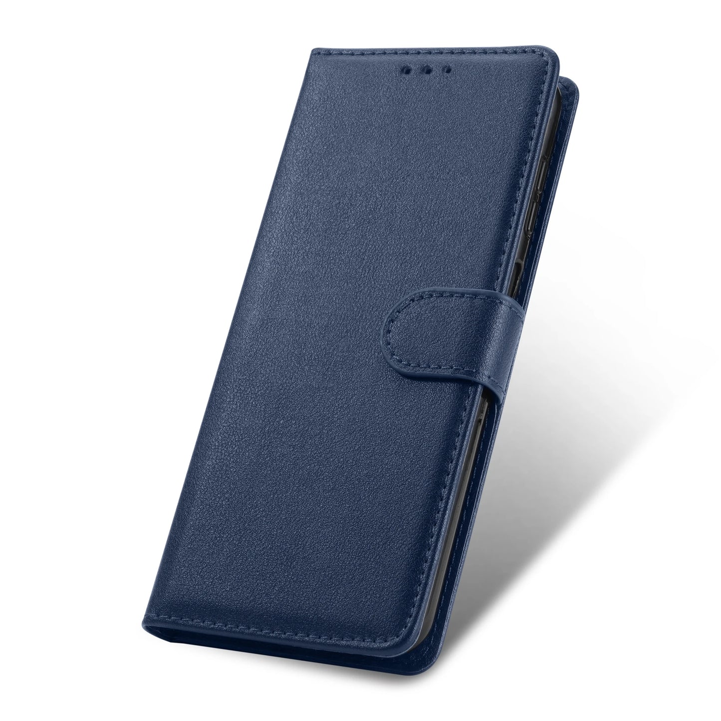 Luxury PU Leather Flip Wallet Case for Xiaomi Redmi & POCO Phones – Magnetic Protective Cover with Card Slots & Stand Function