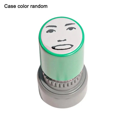 Funny Prank Self-Inking Stamp - Engraved Meme Novelty Seal for Kids and Creative Gifts