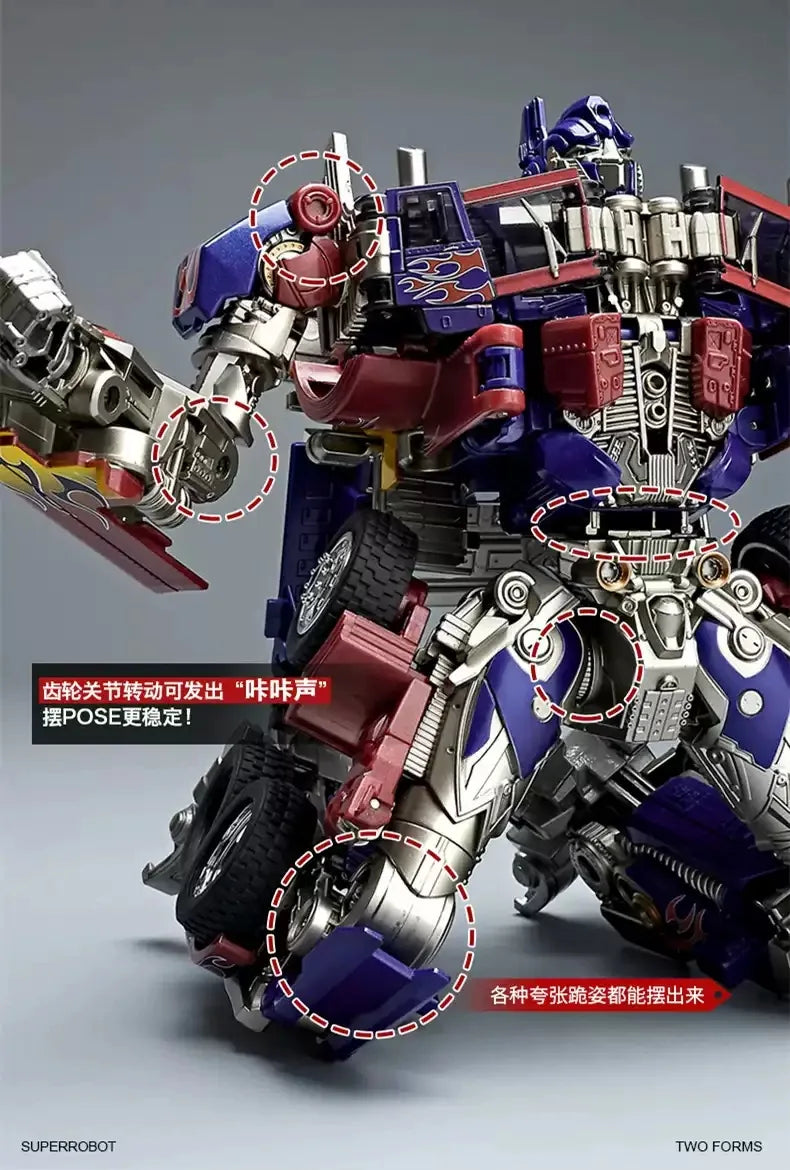 30CM Transforming Robot Toy – Optimus Prime, Bumblebee & Megatron Alloy Action Figures for Kids