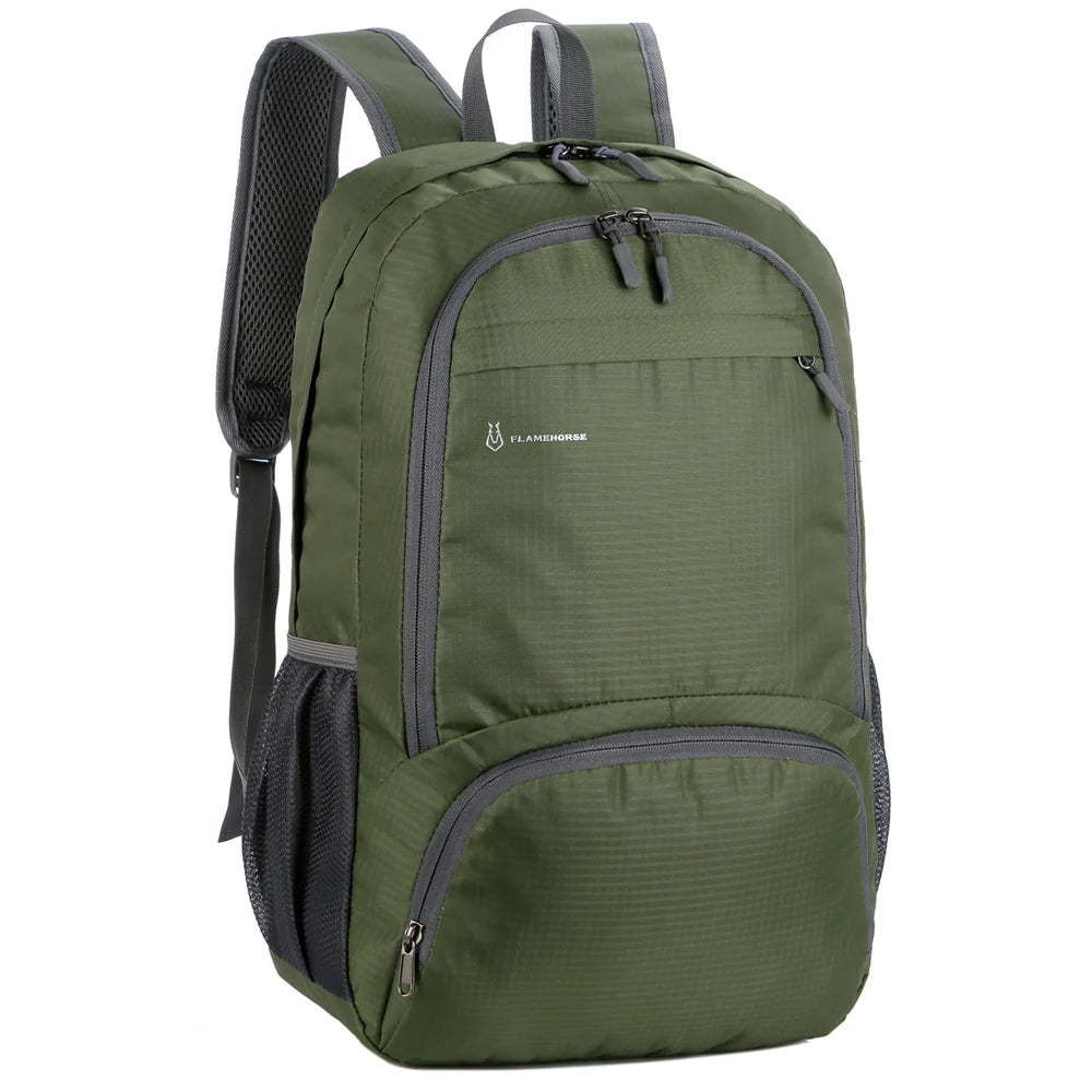Lightweight Foldable Backpack - Waterproof Packable Daypack for Men & Women, Outdoor Travel, Hiking, Cycling & Camping Shoulder Bag