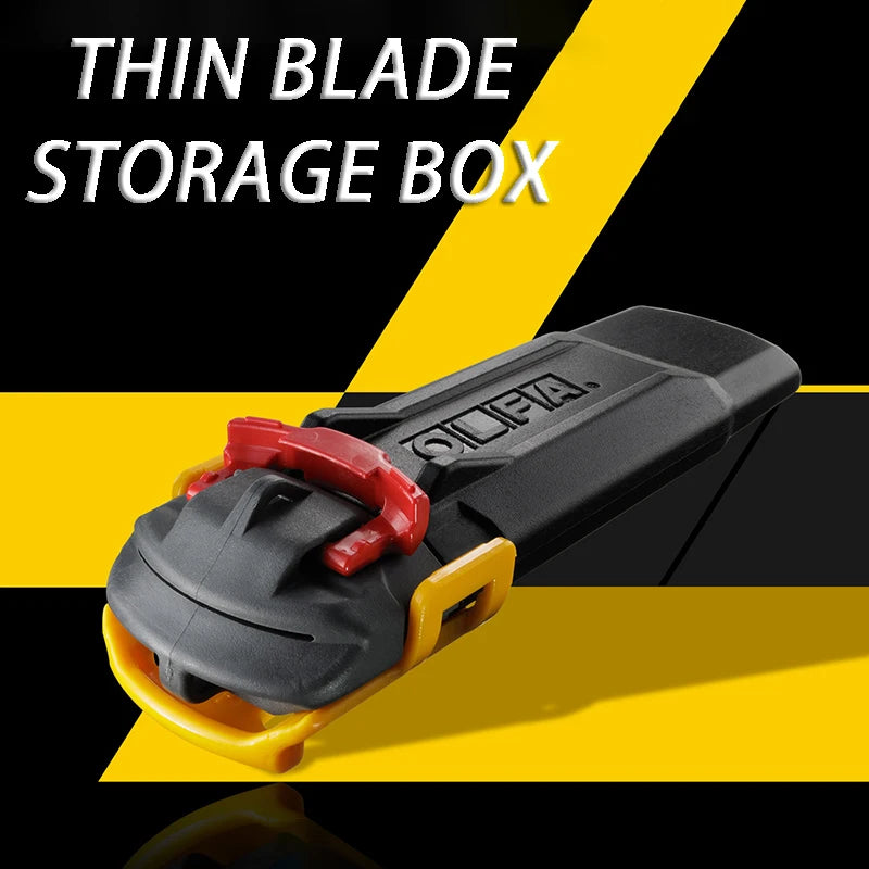 DC-7 Blade Storage & Disposal Box - Portable Safety Organizer for Thin Art Blades and Blade Handling