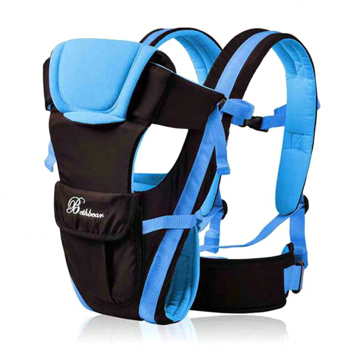4-in-1 Ergonomic Baby Sling Carrier - Adjustable Backpack Carrier for Newborns to Toddlers