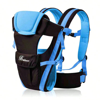 4-in-1 Ergonomic Baby Sling Carrier - Adjustable Backpack Carrier for Newborns to Toddlers