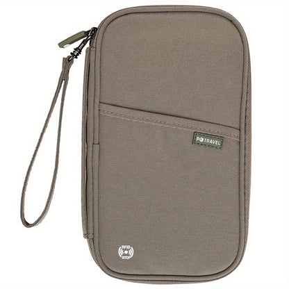RFID Blocking Family Passport Wallet – Multi-Functional Travel Document Organizer Bag