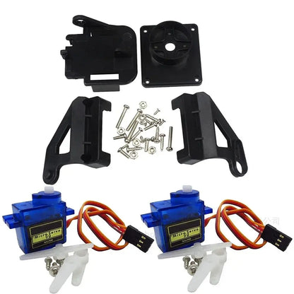 PTZ FPV Camera Gimbal Bracket - Ultrasonic Aviation Model Camera Mount for RC Aircraft & FPV Servo Installation Accessories