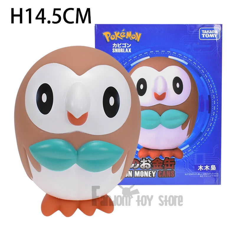 Pokemon Snorlax Money Box — Standing & Sitting Piggy Bank Figure, Cute Saving Pot for Kids Birthday Gift