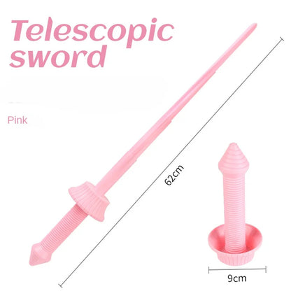 3D Gravity Telescopic Samurai Sword – Spiral Toy for Stress Relief, Cosplay, Gifts & Home Decor