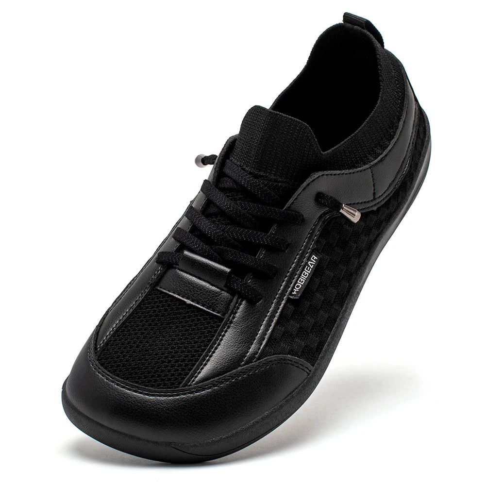 HOBIBEAR Barefoot Shoes – Lightweight, Breathable Slip-On Minimalist Walking Sneakers for Men & Women, Wide Toe, Zero Drop Sole