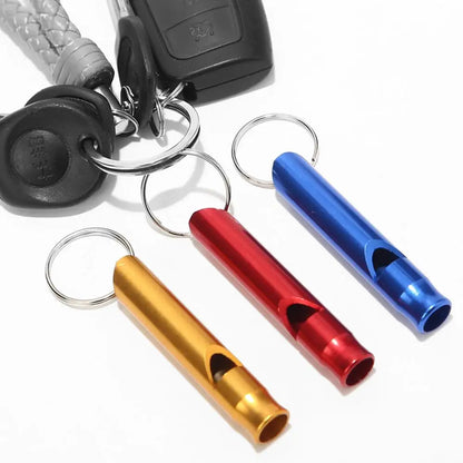 Outdoor Survival Whistle Keychain – High Decibel Portable Emergency Camping & Rescue Tool