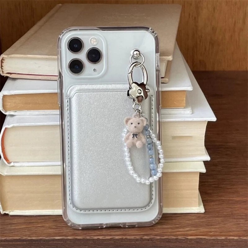 MagSafe Magnetic Leather Wallet Case with Card Holder – Phone Case for iPhone 15, 14 & 13 Pro Max Accessories
