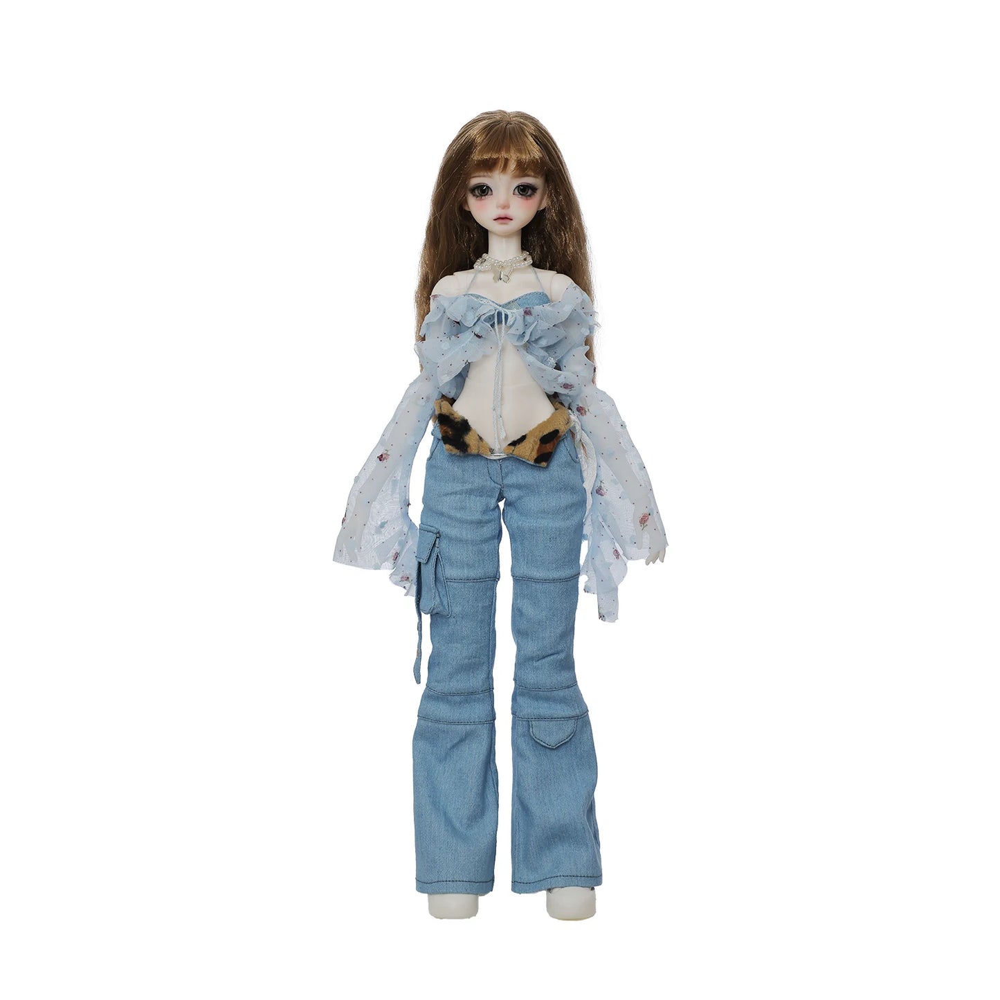Shugafairy Kikyou D 1/4 BJD Doll – Fullset Street Girl with Big Chest, Summer Carnival Y2K Style Ball-Jointed Fashion Doll Toy