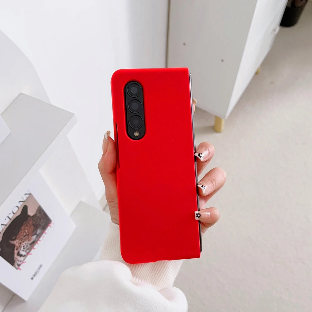 Soft Silicone Shockproof Phone Case for Samsung Galaxy Z Fold 6/5/4/3 – Multi-Color Protective Cover