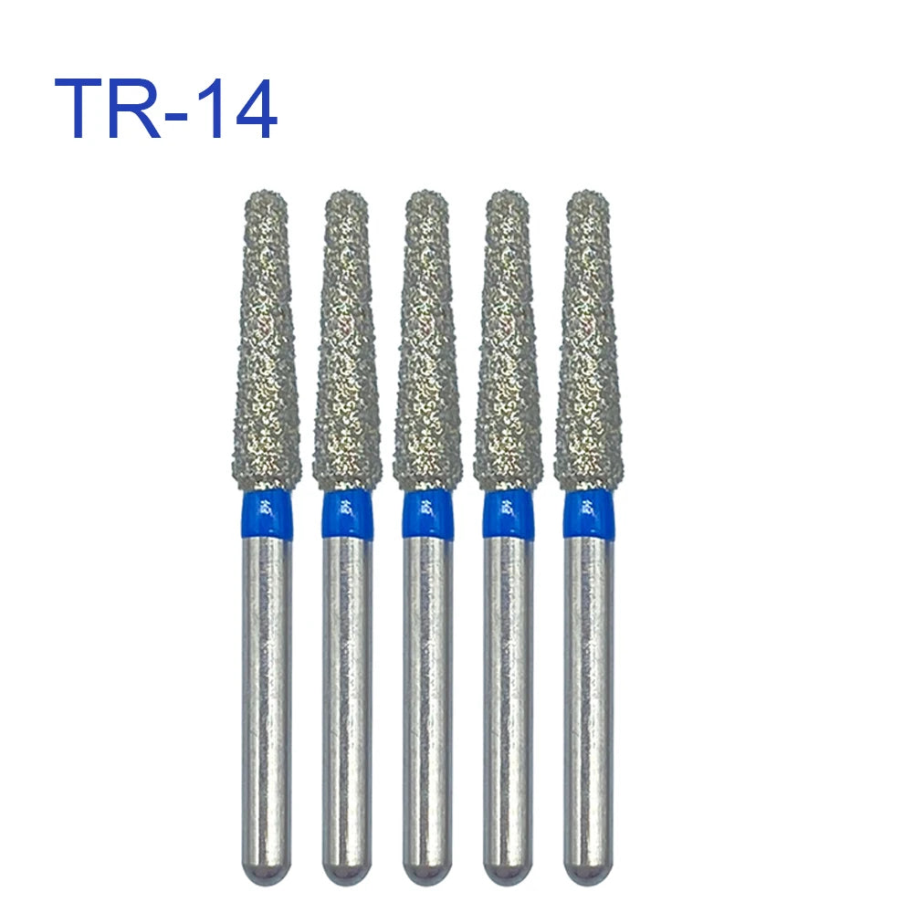 5pcs FG Dia 1.6mm Dental Drills – High-Speed Handpiece Diamond Burs for Teeth Whitening
