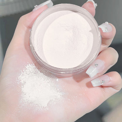 Transparent Makeup Setting Powder - Lightweight Waterproof Natural Finish Face Powder