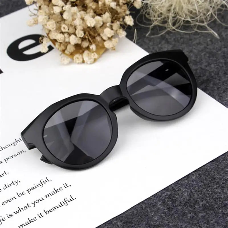 Kids Retro Round Sunglasses – Colorful Reflective UV400 Eyewear for Boys & Girls