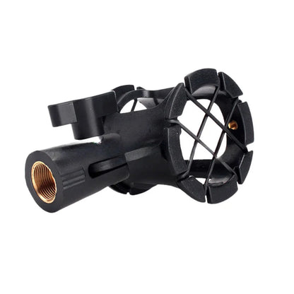 Universal Microphone Shock Mount - Anti-Vibration Mic Holder Clamp Stand for Condenser Microphones & Recording Setup