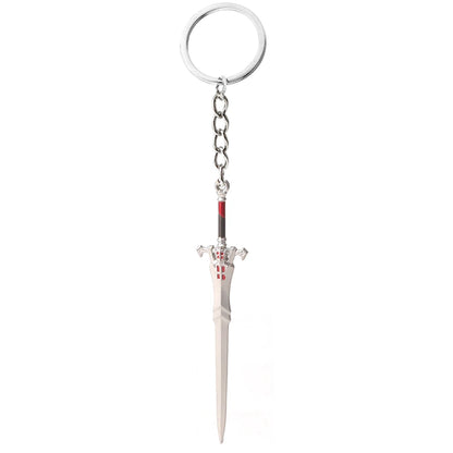Final Fantasy Sword Pendant Keychain – Mini Remastered Game Key Ring for Car, Backpack & Cosplay Jewelry Accessories Gift