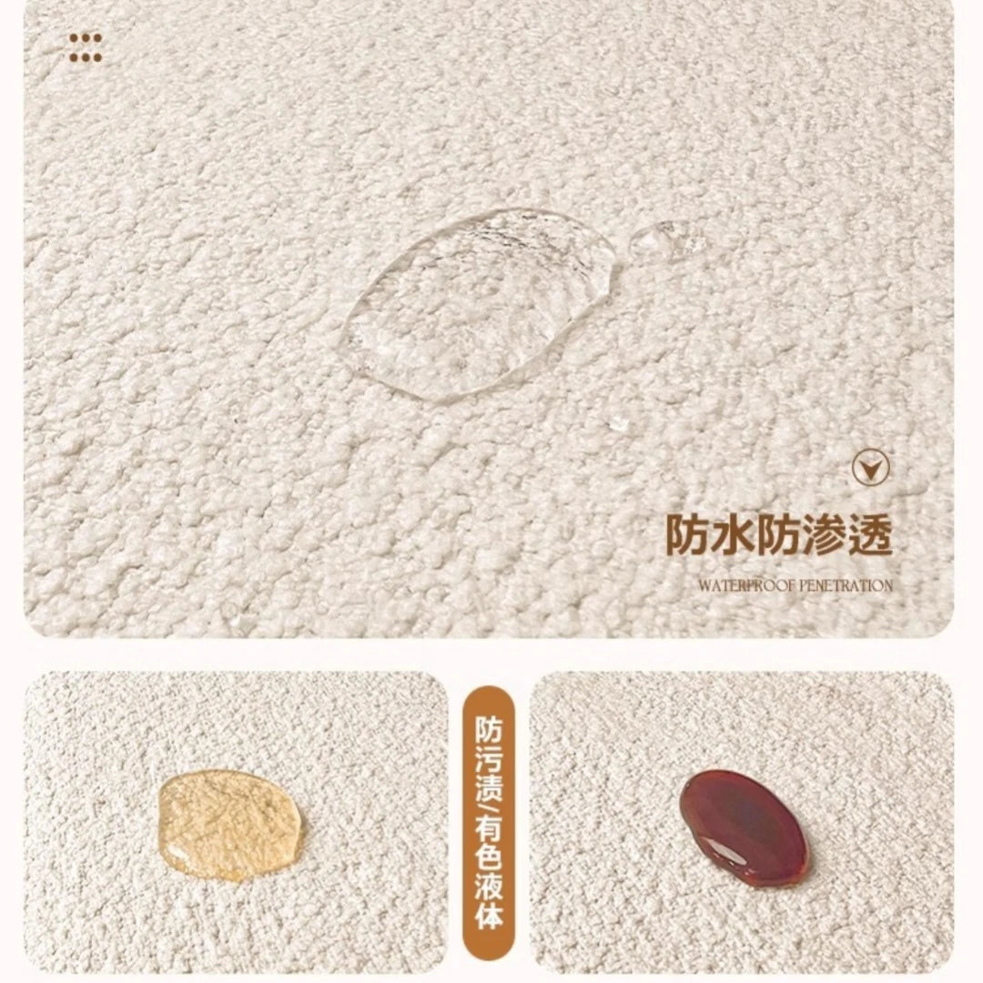 Customized Teddy Sponge Windowsill Cushion – High-Density Waterproof Non-Slip Sofa Cushion, 4.5/6.5/9.5 cm Options