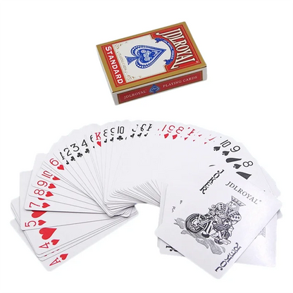 Jdlroyal Poker Playing Cards – Standard Sealed Red & Blue Decks for Magic Tricks