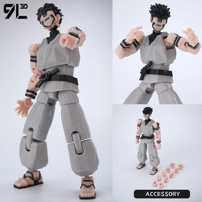 9L3D Printed Anime Action Figures — Jujutsu Kaisen Sukuna, Yuji, Yuta, Satoru Gojo Movable Mannequin Toys