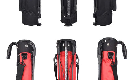 Lightweight Golf Club Bag with Bracket – Waterproof Golf Stand Carry Bag, Golf Gun Rack