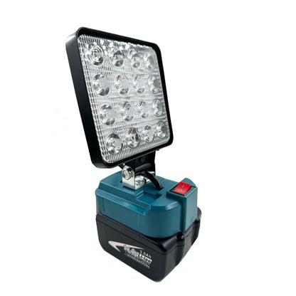 4-Inch Cordless LED Work Light – Compatible with Makita 14.4V-18V Li-ion Battery, Outdoor Camping Lantern & Emergency Flashlight