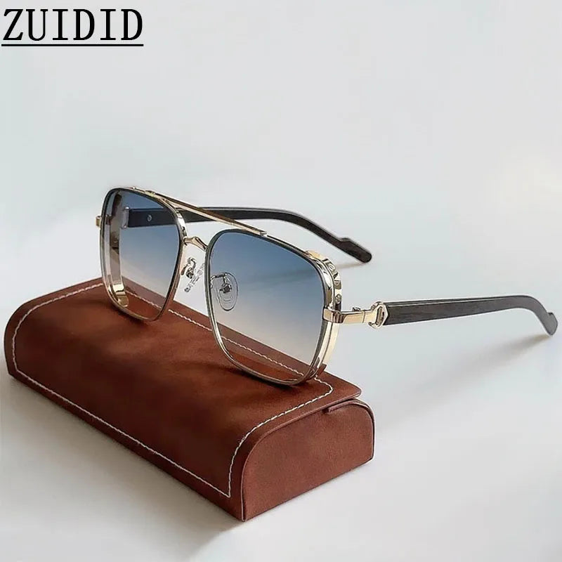2023 Trendy Sunglasses for Men & Women – Square, Luxe Vintage Retro Steampunk Fashion Glasses, Gafas De Sol Hombre