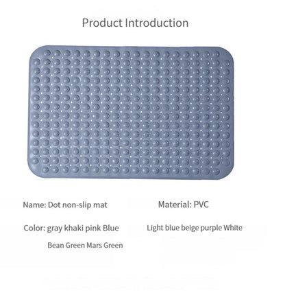 Shower Bath Mat – Hollow Hydrophobic Anti-Slip Tub Pad with Suction Cups, Thick Massage Foot Mat for Bathroom