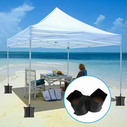 Outdoor Gazebo Foot Leg Weights: Camping Equipment Sand Bags for Marquee Waterproof Tent - Garden & Outdoor Accessories
