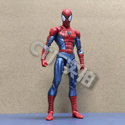 CT Toys Spider-Man Mafex Figure – Amazing Spider-Man Comic Version Action Figurine, Collectible Toy & Kids Gift