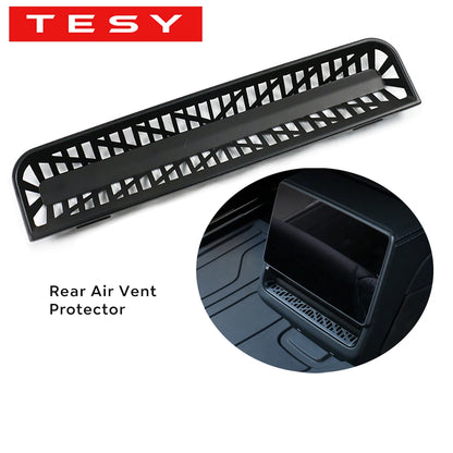 Tesla Model YL, Model Y Juniper and Model 3 Highland Rear Air Vent Cover – Protective Rear Air Outlet Guard with Anti-Block Design