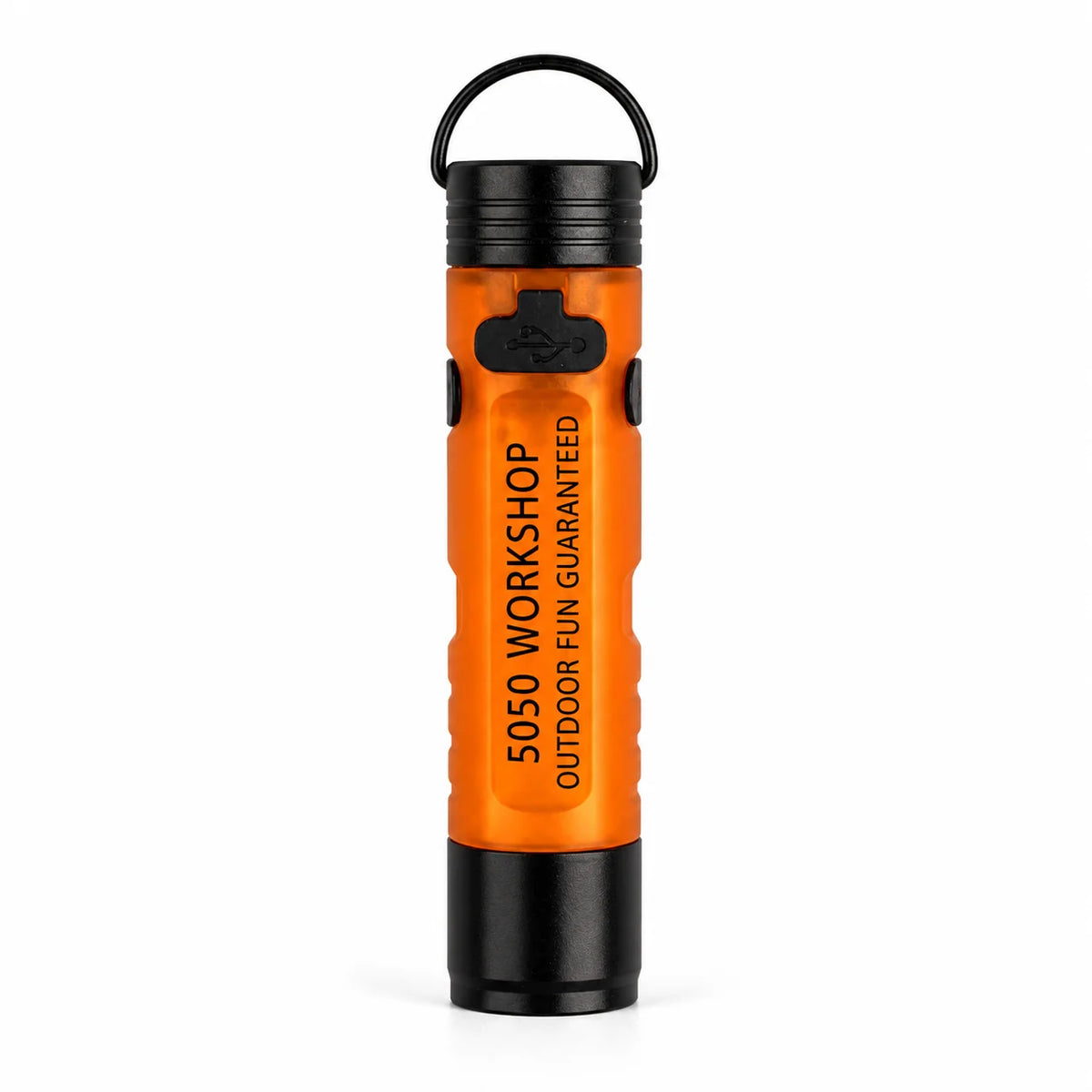 Mini 5050 Rechargeable LED Pocket Flashlight - Clip-On Hat Light and Portable Keychain Torch for Camping, Hiking, and Outdoor Use