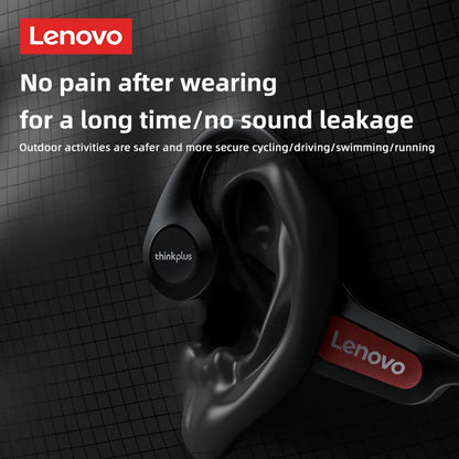 Lenovo X4 Bluetooth 5.1 Wireless Bone Conduction Earphones – HiFi Sound Quality, Low Latency Sport Headset