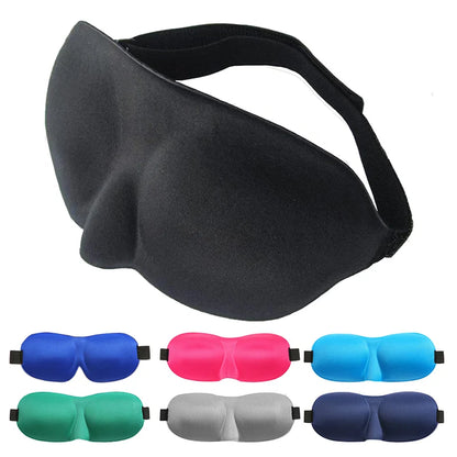3D Sleeping Eye Mask – Soft Padded Travel Blindfold for Rest, Relaxation & Eye Comfort