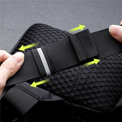 Casual Men's Nylon Waterproof Shoulder Chest Bag | Outdoor Sport Running Cycling Belt Bag | Large Capacity Travel Phone Pouch